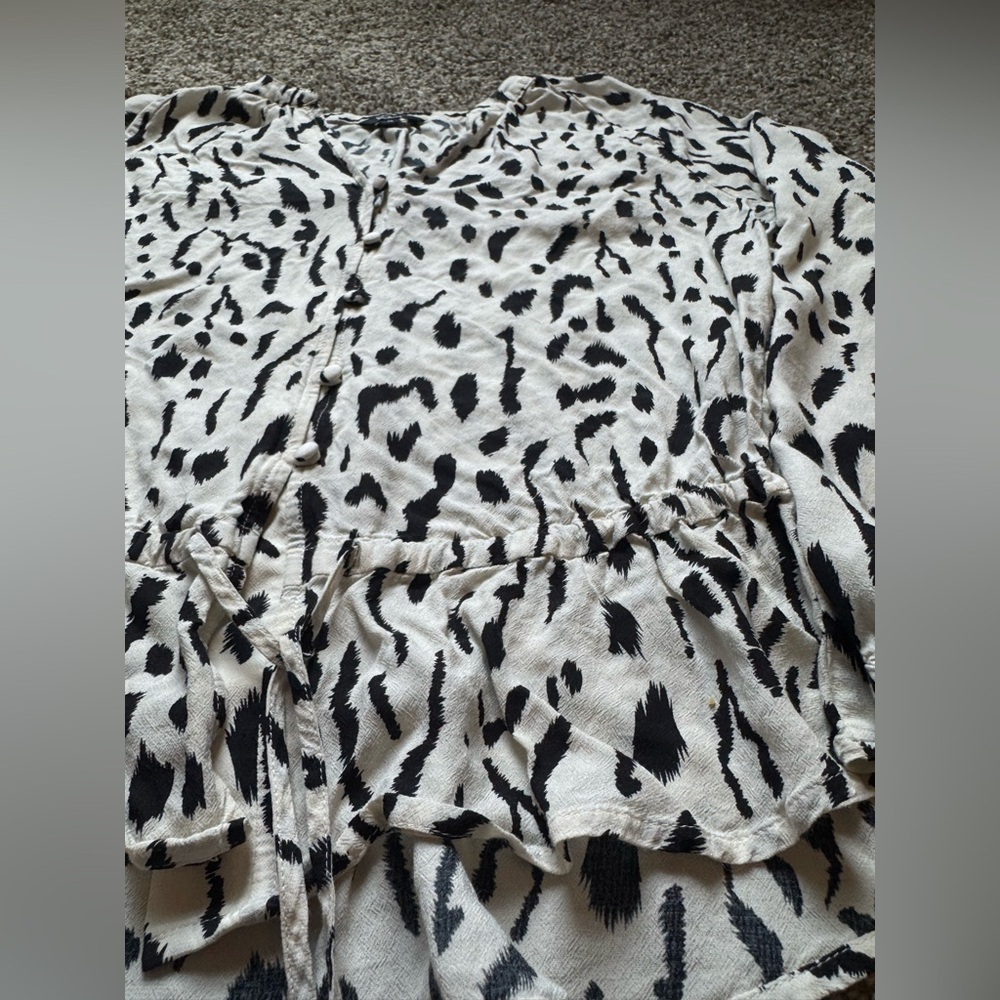 Rails Marti Ivory Cheetah Top Size XS - Picture 10 of 13